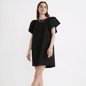 EUC Madewell Poplin Flutter-Sleeve Shift Dress